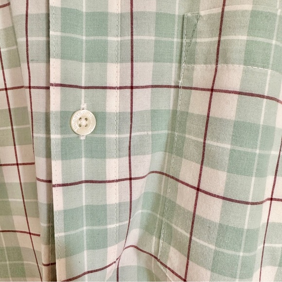 Patagonia Organic Cotton Blend Fezzman Button Down Shirt Short Sleeve Plaid M - Picture 5 of 5